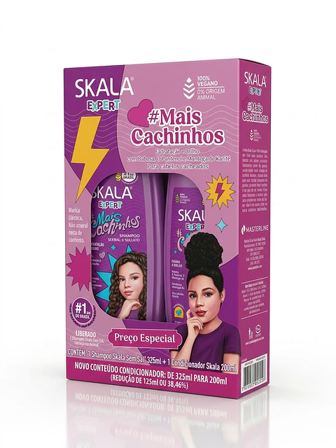 Skala - Expert - Kit Champú y Acondicionador Mais Cachinhos