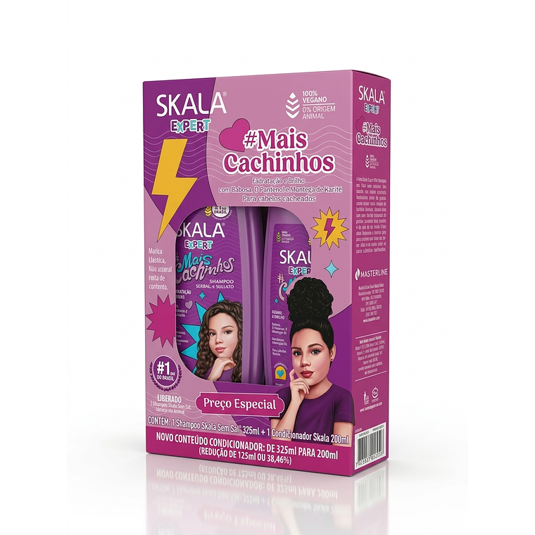 Skala - Expert - Kit Champú y Acondicionador Mais Cachinhos 1