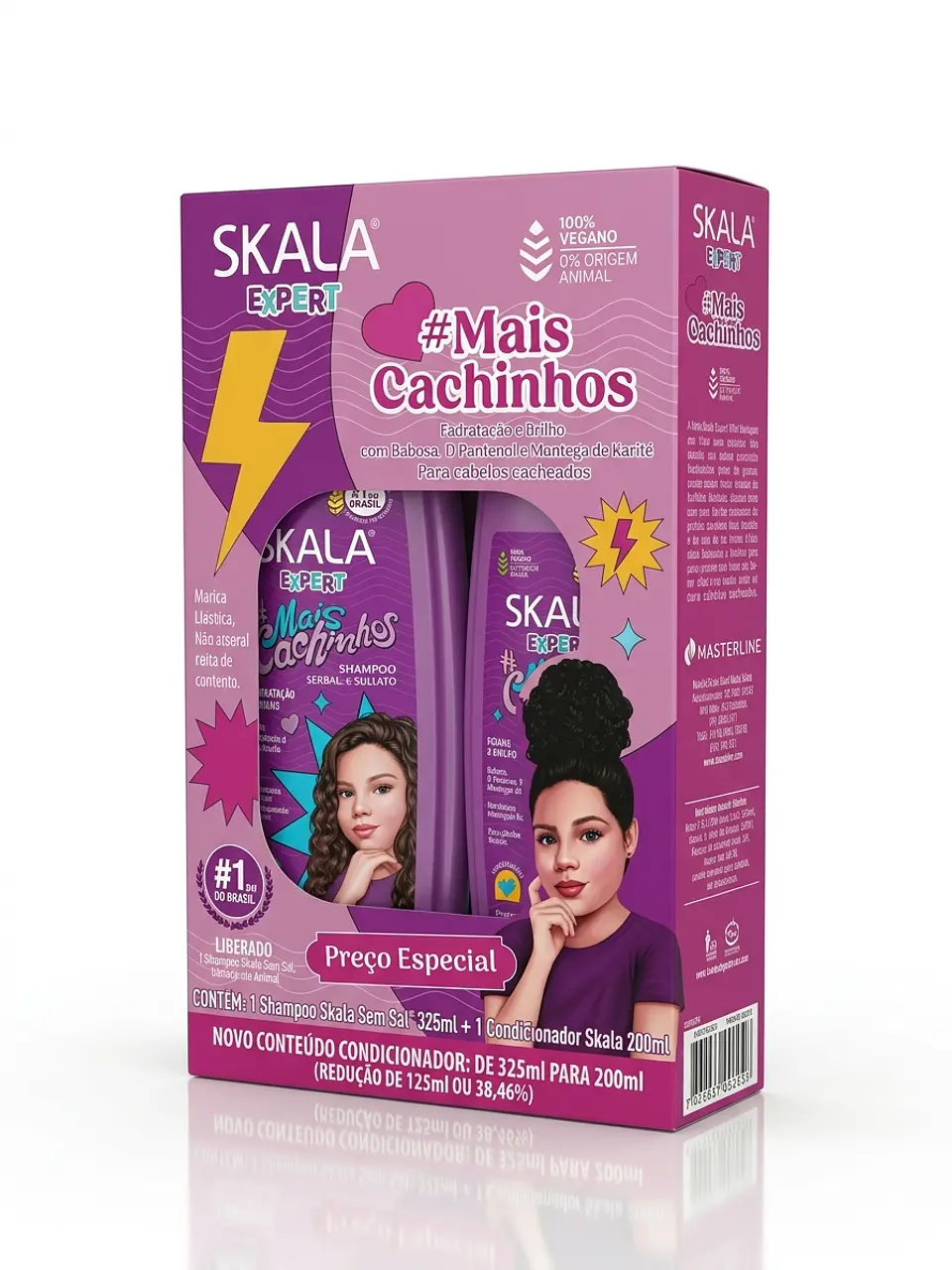 Skala - Expert - Kit Champú y Acondicionador Mais Cachinhos 1