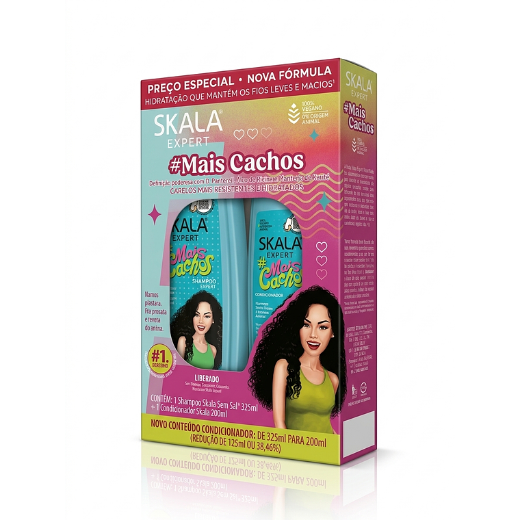 Skala - Expert - Kit Champú y Acondicionador Mais Cachos 1