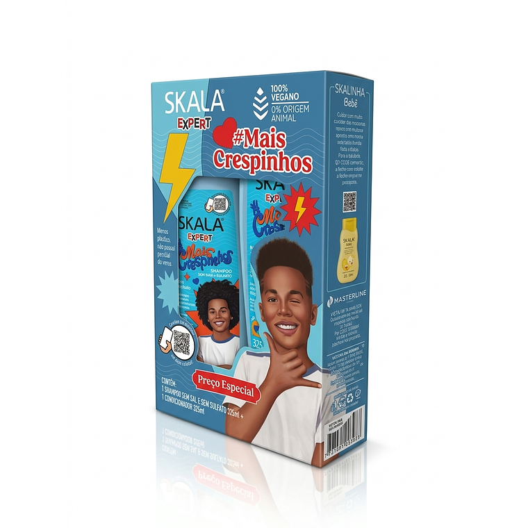 Skala - Expert - Kit Champú y Acondicionador Mais Crespinhos 1