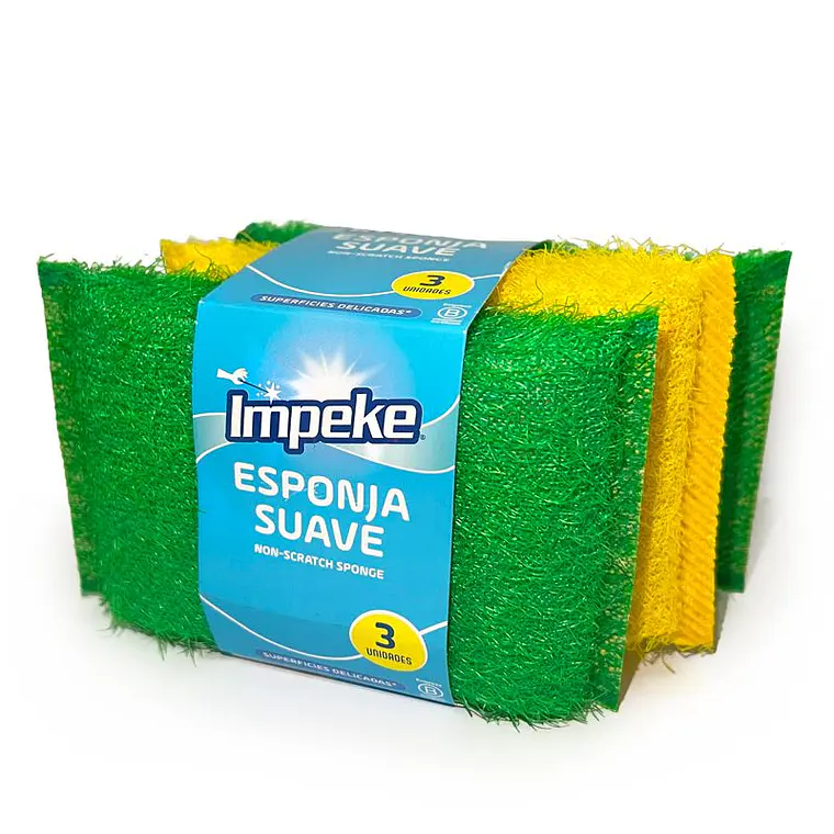 Esponja impeke pack 3 und  1