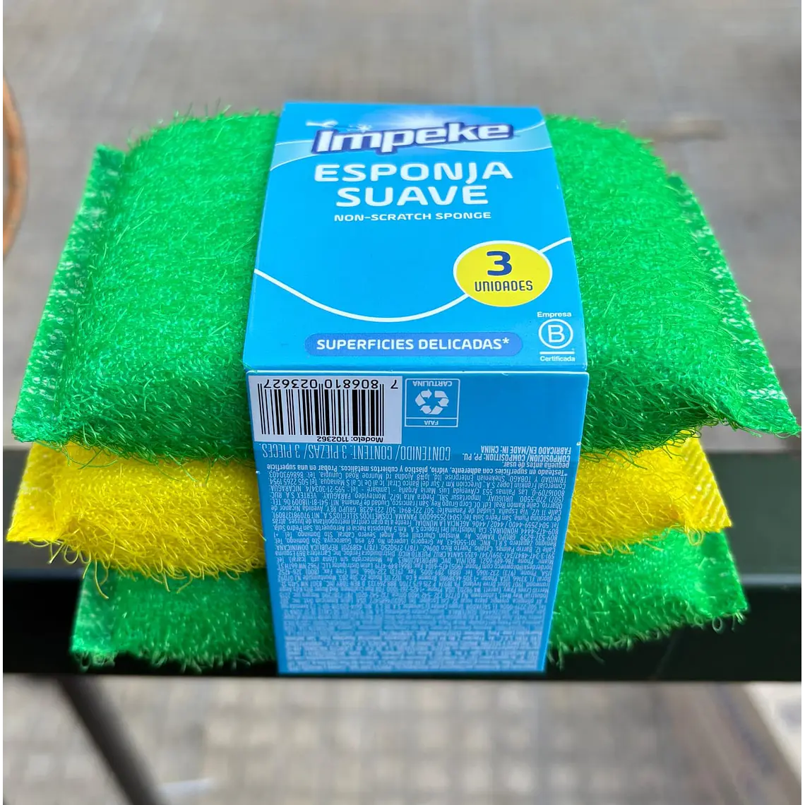 Esponja impeke pack 3 und  2