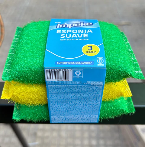 Esponja spunita impeke pack 3 und 