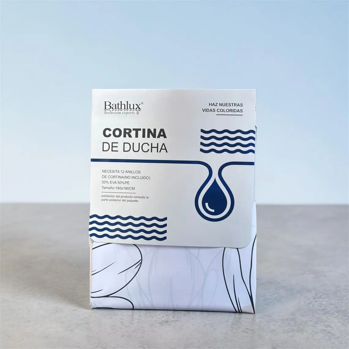 Cortina Externa para Ducha (plástico)  1