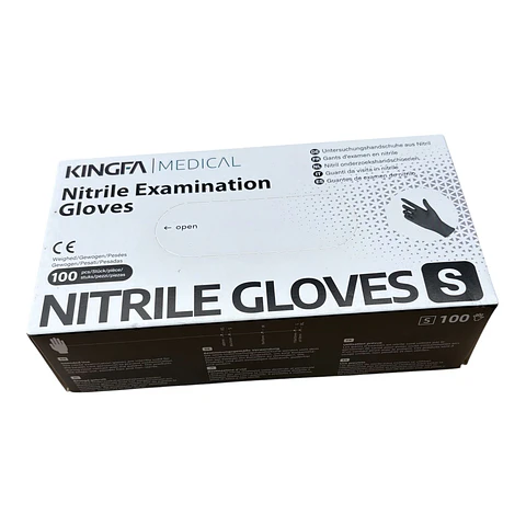 Guantes negros de Nitrilo Kingfa