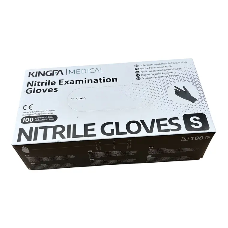 Guantes negros de Nitrilo Kingfa 1