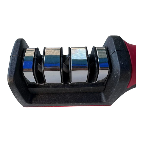 Afilador De Cuchillos Tijeras De 3 Filos De Acero Inoxidable