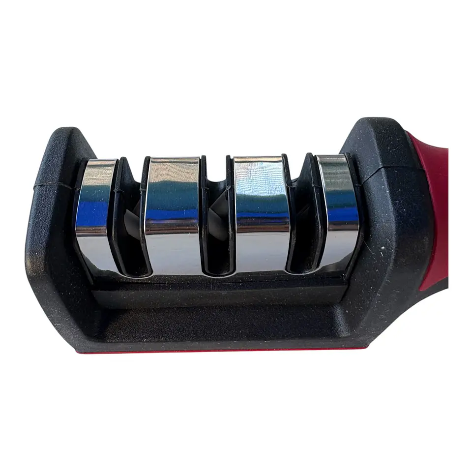 Afilador De Cuchillos Tijeras De 3 Filos De Acero Inoxidable 2