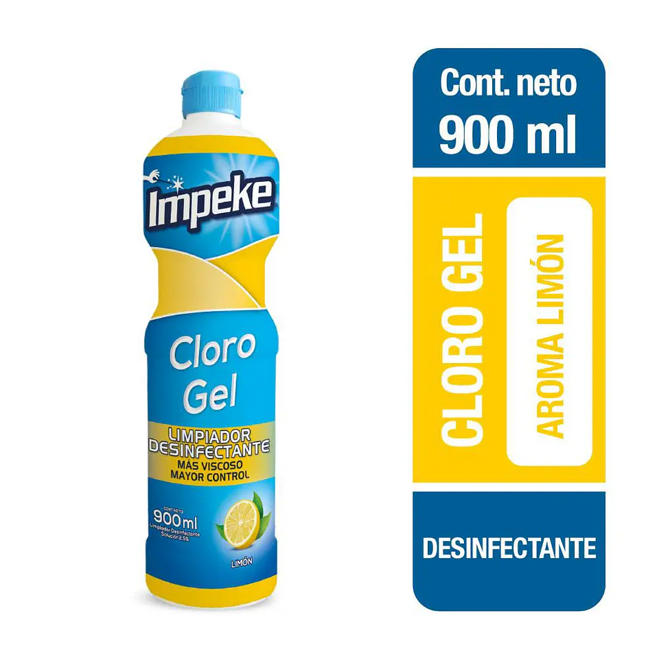 Clorogel Impeke Limón 900ml 1