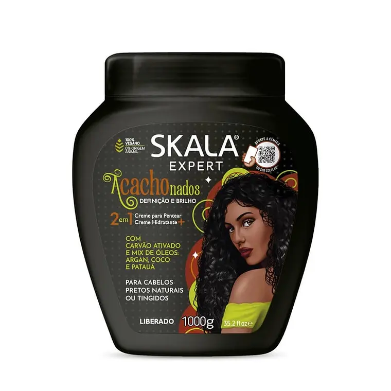 CREMA TRATAMIENTO CAPILAR ACACHONADOS 1000G - SKALA EXPERT 1