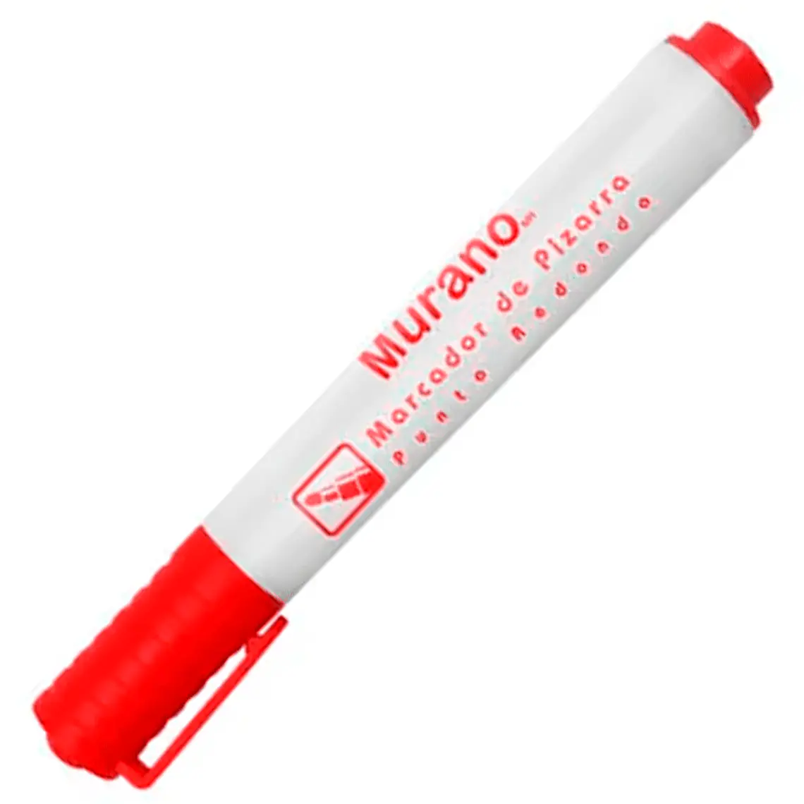 Marcador De Pizarra Desechable Punta Redonda Rojo Cuerpo Plastico Murano 1