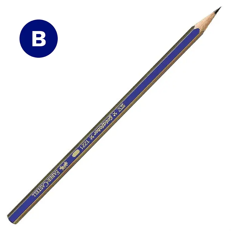 Lapiz Grafito B Tecnico Goldfaber Hexagonal 1 unidad Faber Castell 1