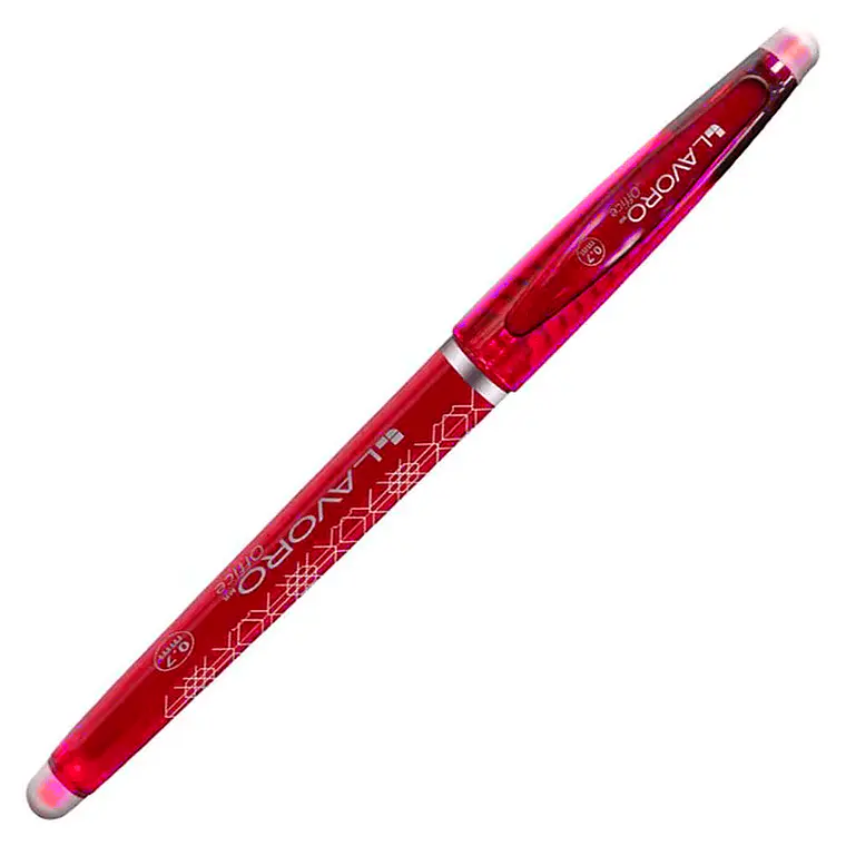 Lapiz Pasta Borrable Rojo 0,7 mm Lavoro 1