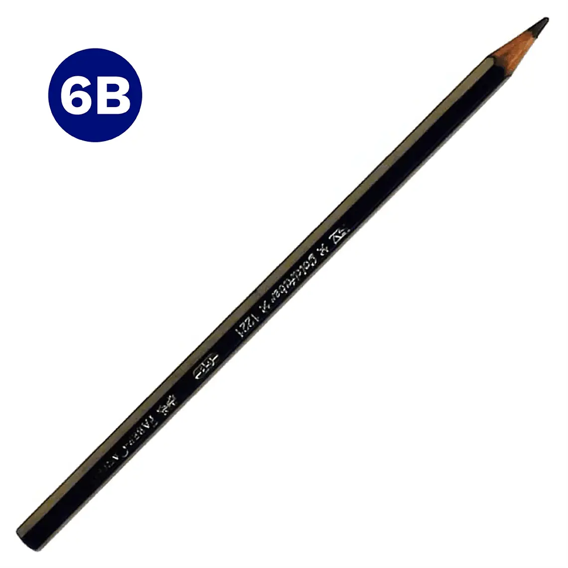 Lapiz Grafito 6B Tecnico Goldfaber Hexagonal 1 unidad Faber Castell 1
