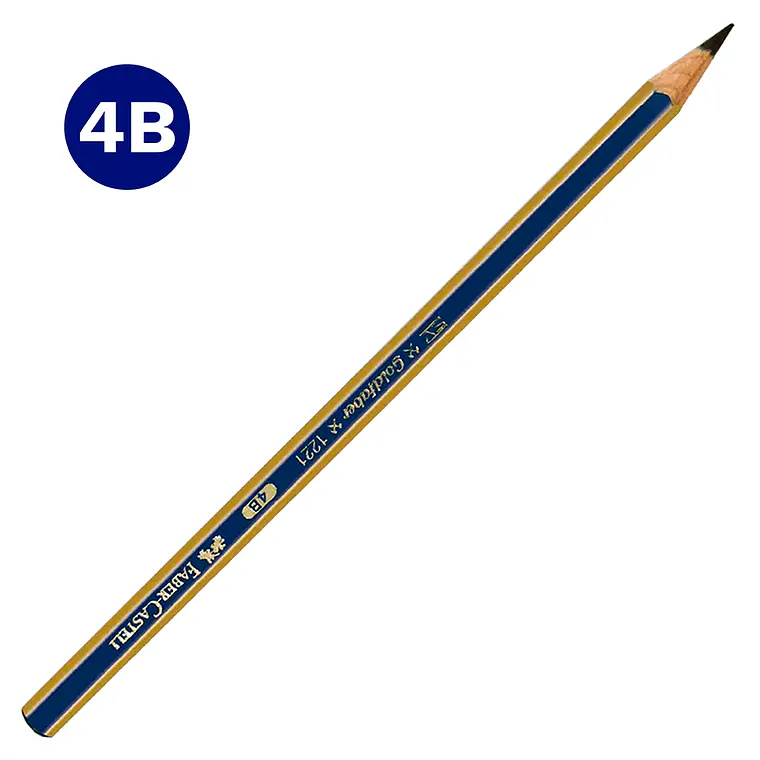 Lapiz Grafito 4B Tecnico Goldfaber Hexagonal 1 unidad Faber Castell 1