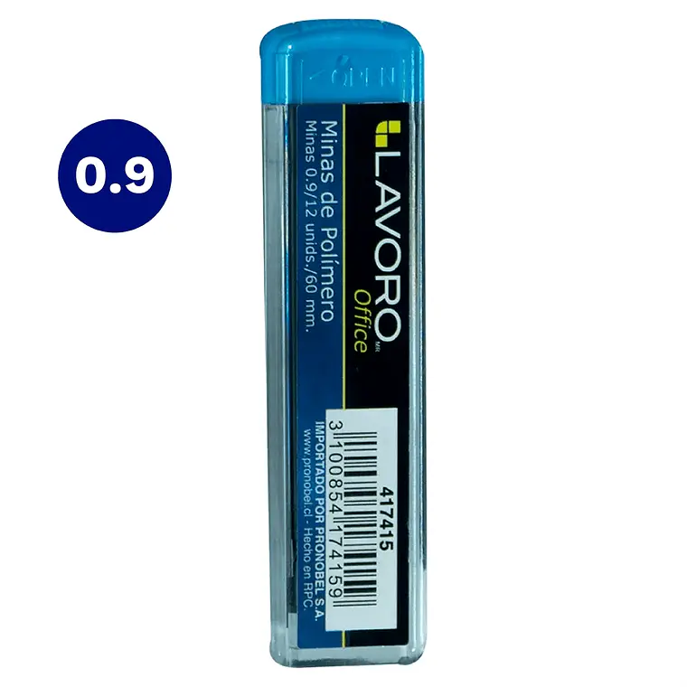 Minas Polimero 0,9 Mm 12 Unidades Lavoro 1