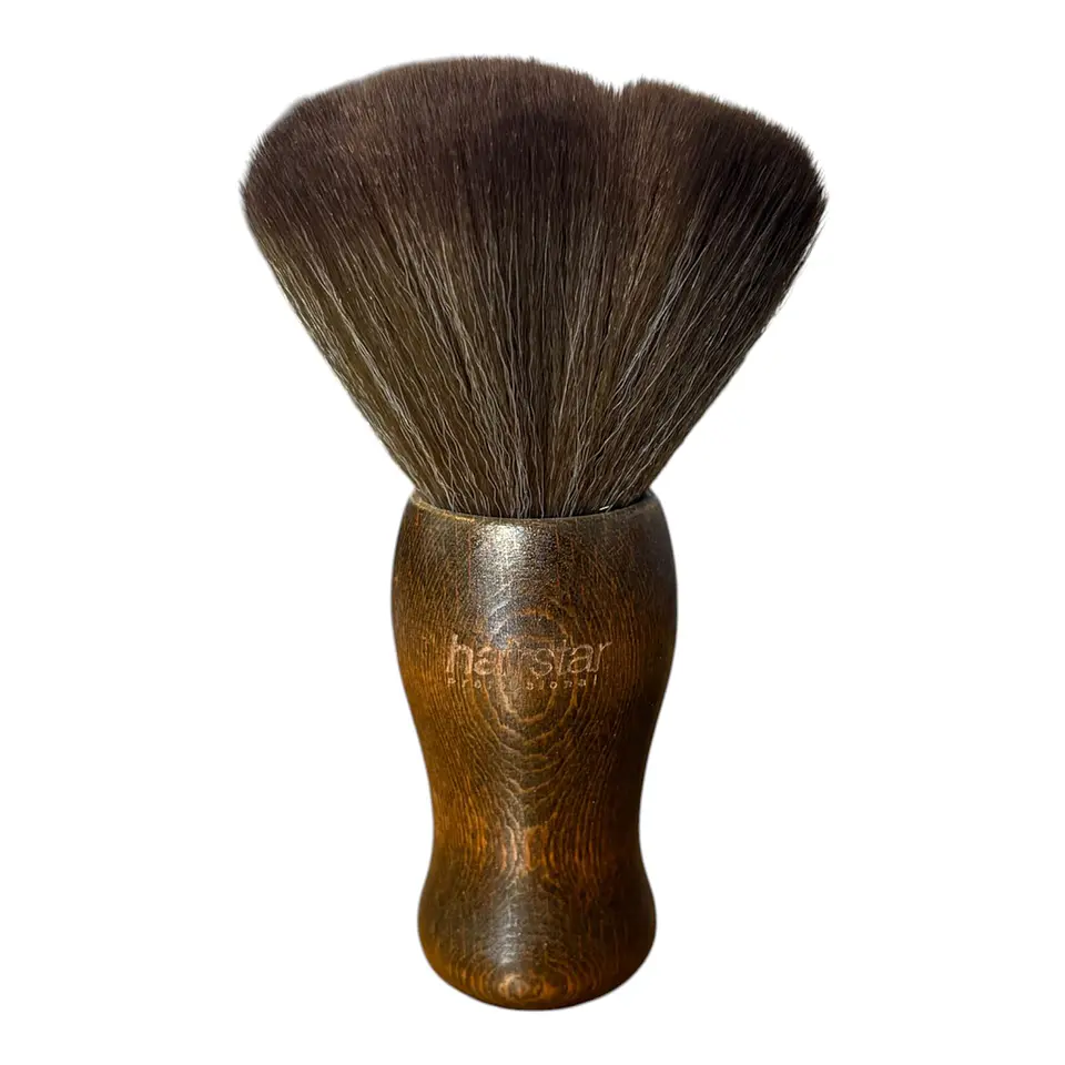 Bota Pelos de Barbería HairStar Premium – Mango de Madera 1