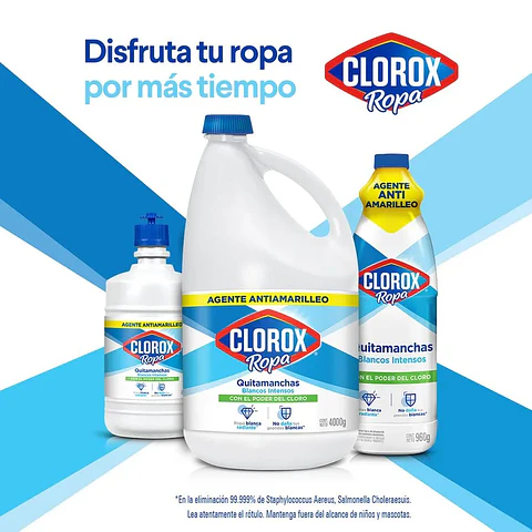Quitamanchas Clorox Ropa Blancos Intensos 960 g