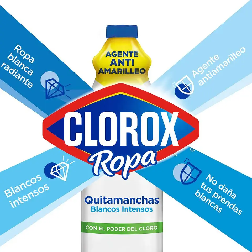 Quitamanchas Clorox Ropa Blancos Intensos 960 g 4