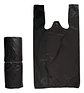 Bolsas Plasticas Negro/Blanco Tipo Camiseta 100 Unidades Varias Medidas - Miniatura 4