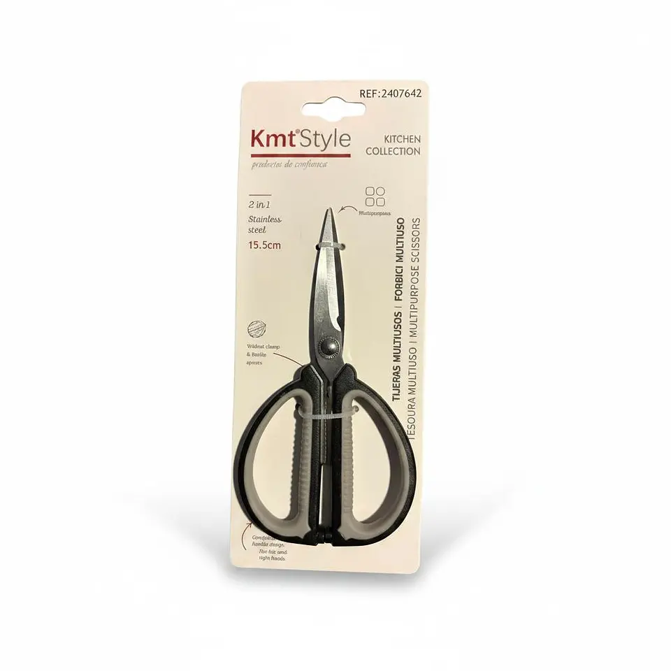 Tijeras de Cocina Multiuso 2 en 1 Kmt Style Kitchen Collection – 15.5cm  1