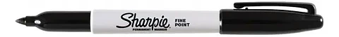 Marcador Permanente Sharpie Punta Fina Negro