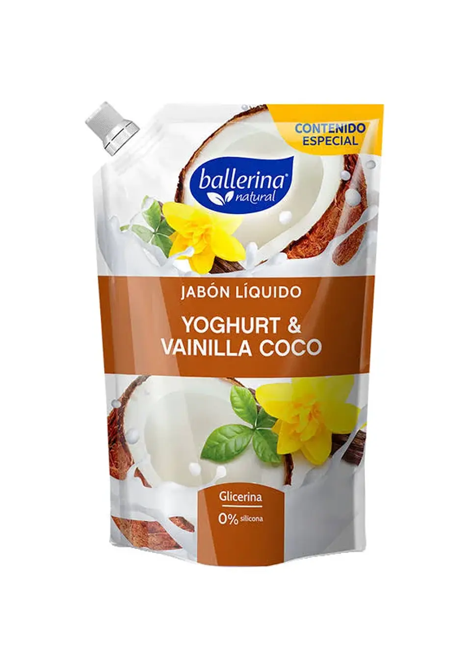 Jabón Líquido Ballerina Yoghurt & Vainilla Coco, 650 ml 1