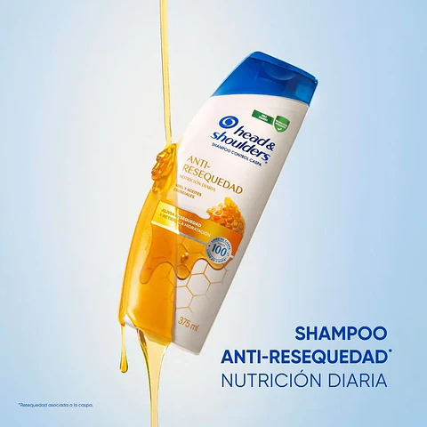 Shampoo Head & Shoulders Anti-Resequedad 1 L