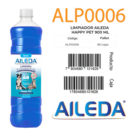 Limpiador Multisuperficies 900 Ml - Happy Pet