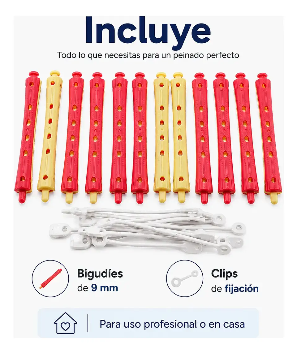 Set de 12 Bigudíes Roller Magic para Ondulado y Permanentes Capilares 3