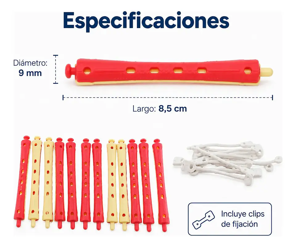 Set de 12 Bigudíes Roller Magic para Ondulado y Permanentes Capilares 5