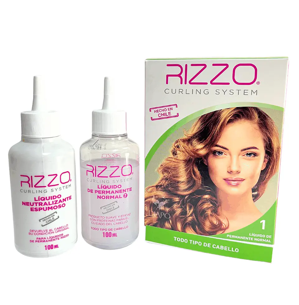 KIT LIQUIDO PERMANENTE RIZZO NORMAL 1 - 100ML 1
