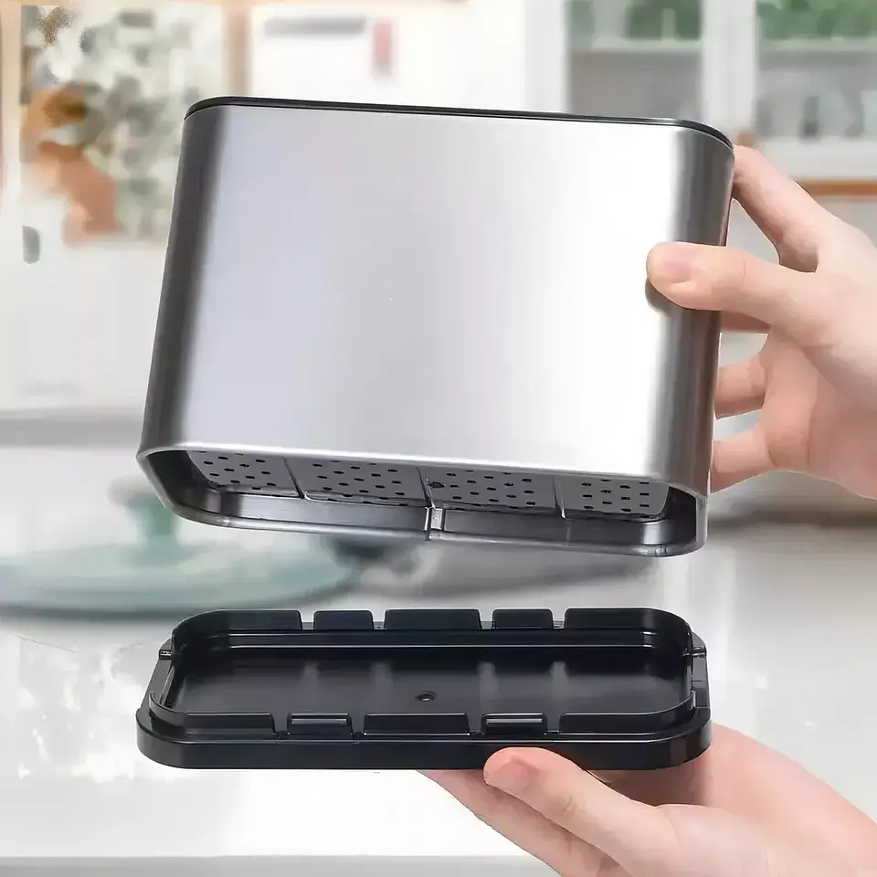 Escurridor De Cubiertos Utencilios Cocina Acero Inoxidable 7