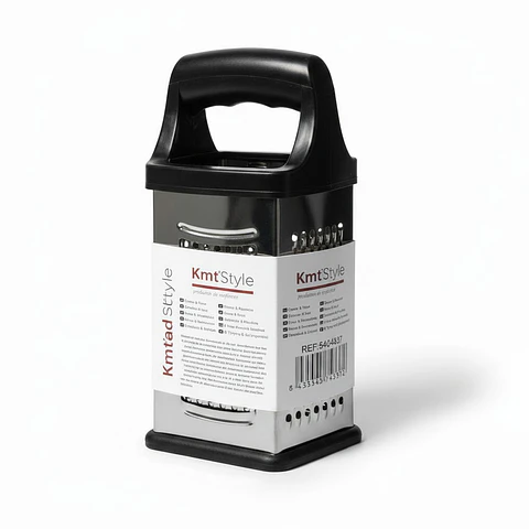 Rallador de Cocina Multiuso 6 Caras en Acero Inoxidable (20 cm) – Kmt Style