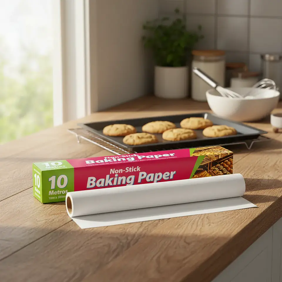 Papel Mantequilla Antiadherente 30cm x 10m Baking Paper 4