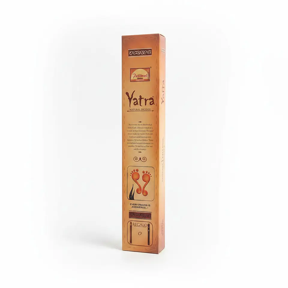 Incienso Natural Yatra - Parimal (17g / Incluye Porta Incienso de Regalo) 1
