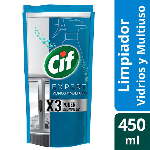 Limpiador Cif Expert Vidrios y Multiuso 450 ml