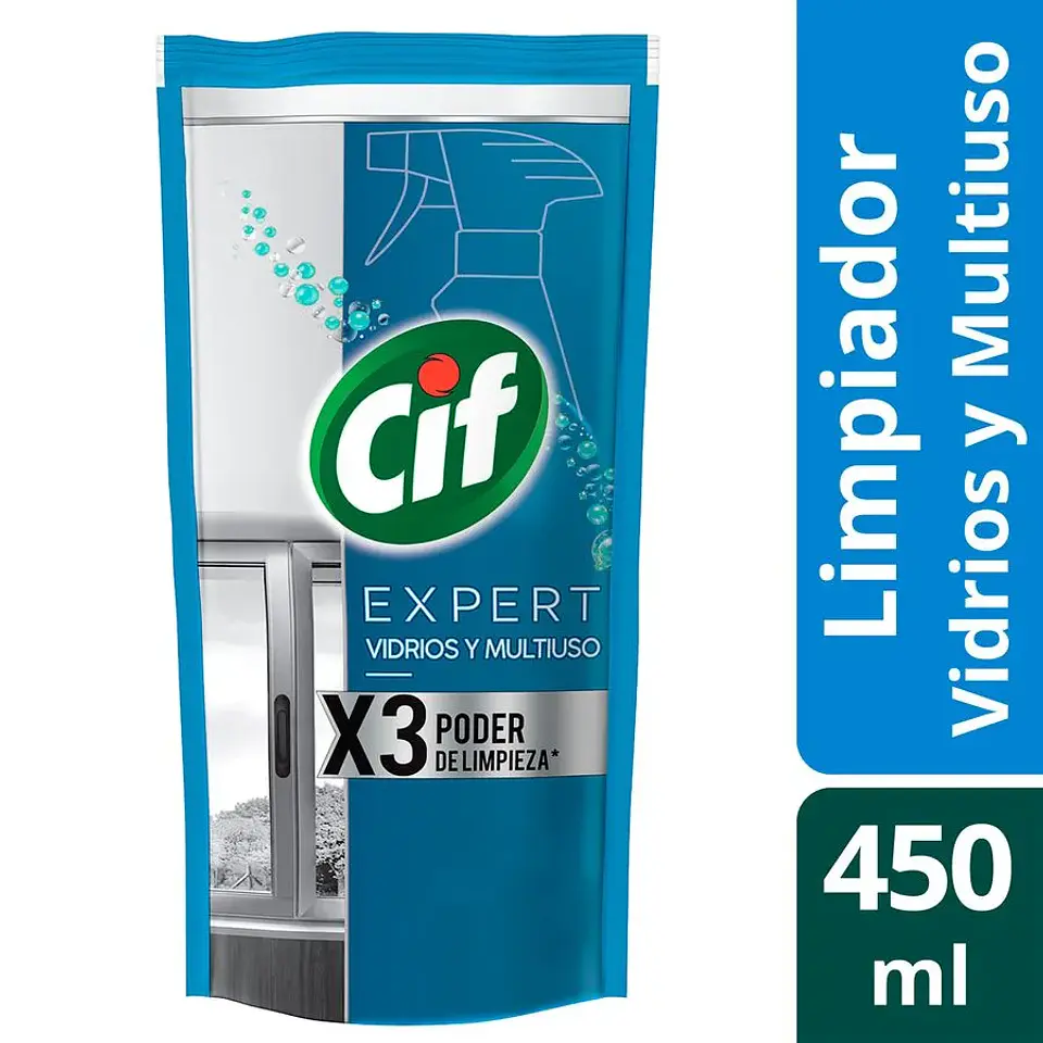 Limpiador Cif Expert Vidrios y Multiuso 450 ml 1