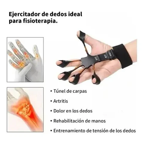 Ejercitador de Dedos y Mano - Set Fortalecedor de Agarre Pack x4 Piezas