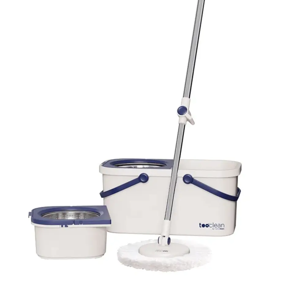 Set Mopa HidroSpin + Repuesto Adicional tooclean 4