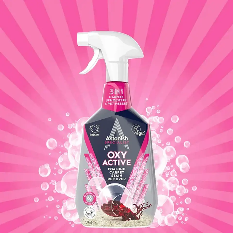 Limpiador Quitamanchas 3 en 1 Oxy Active Astonish 750 ml 2