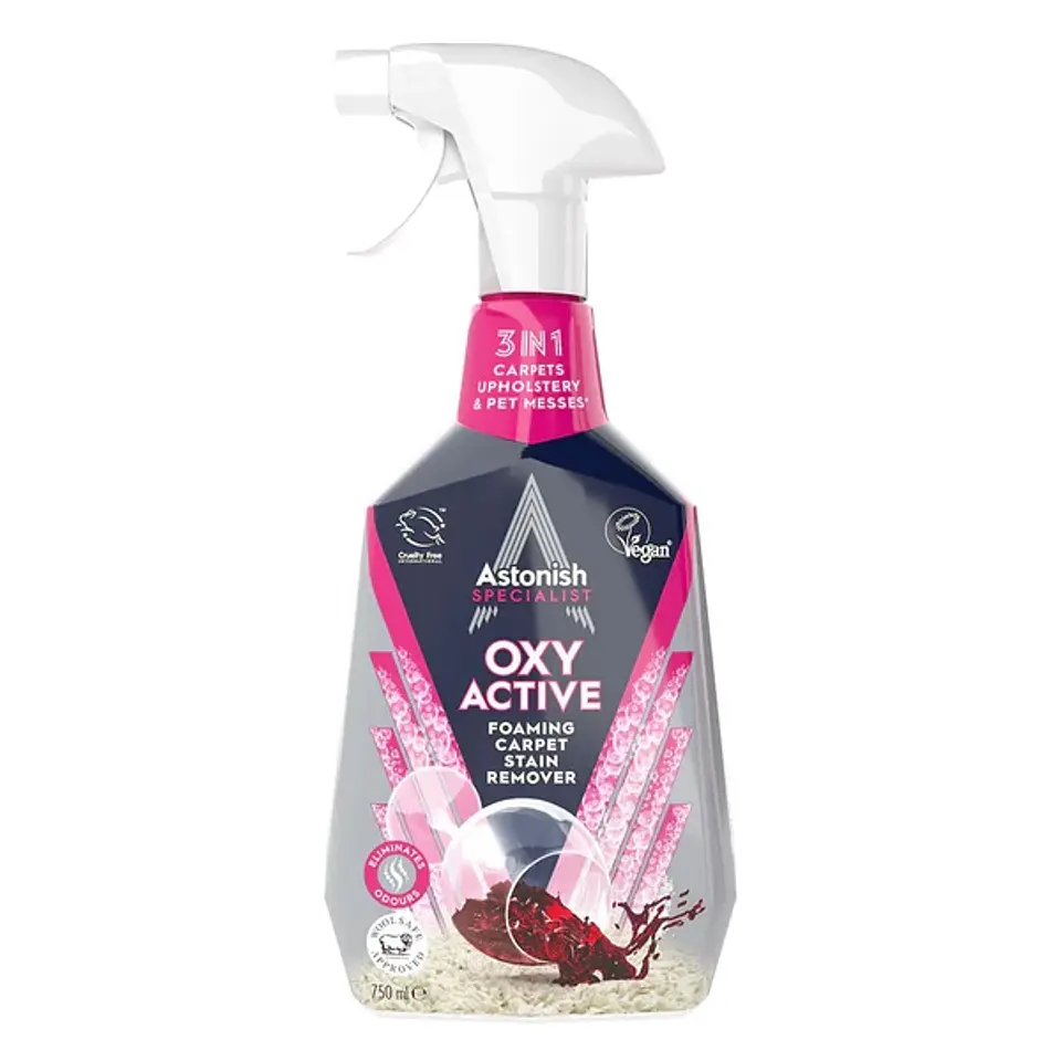 Limpiador Quitamanchas 3 en 1 Oxy Active Astonish 750 ml 1