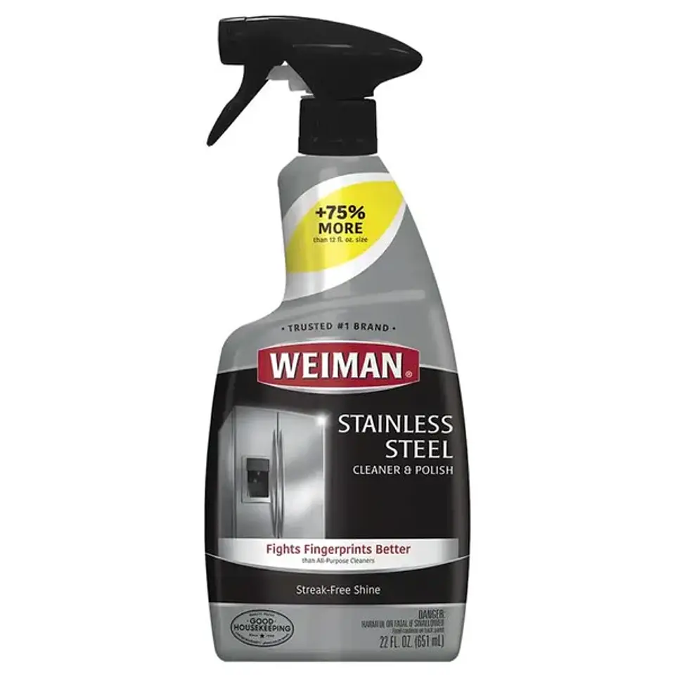 Limpiador y Pulidor Acero Inoxidable Weiman 651 ml 1