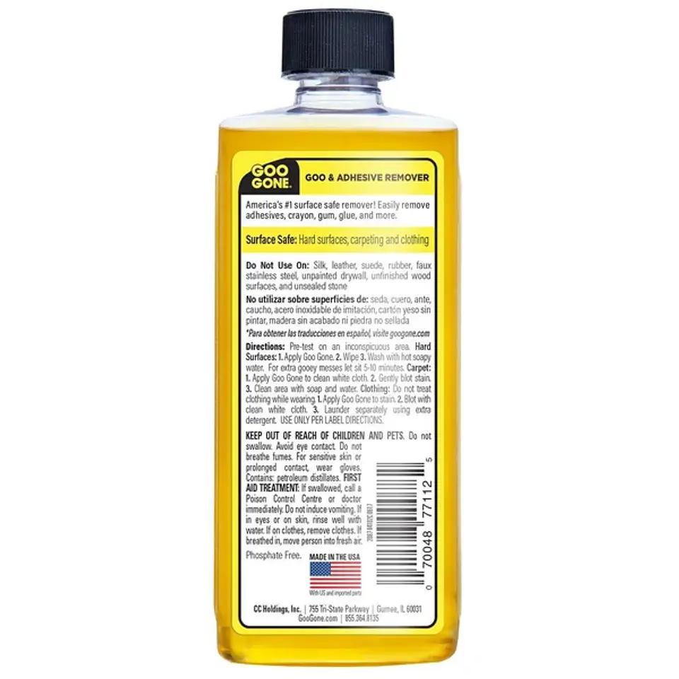 Removedor de Adhesivos Original Goo Gone 236 ml 4