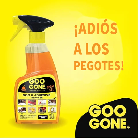 Goo Gone Removedor de Adhesivos en Spray Gel 355 ml