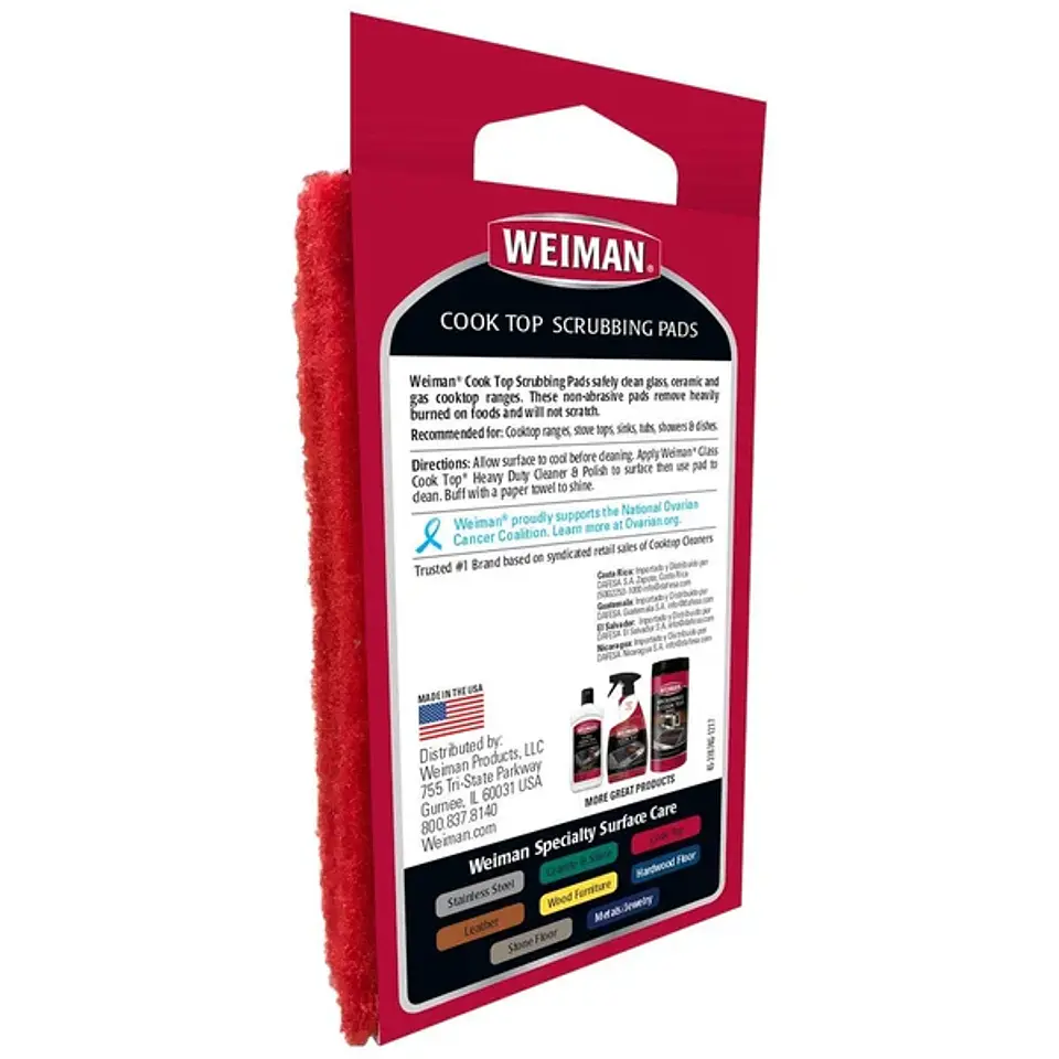 Esponja para Limpiar Vitroceramica Weiman 3 Un 3