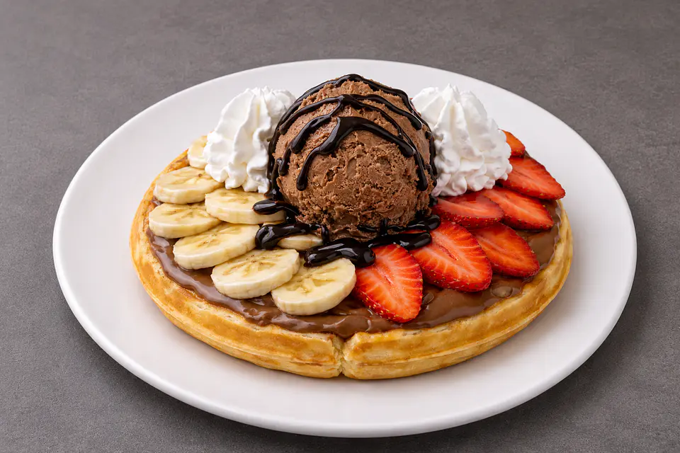 Waffle 1 Helado 1