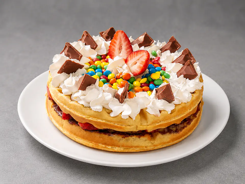 Torta de Waffles Personalizada 1
