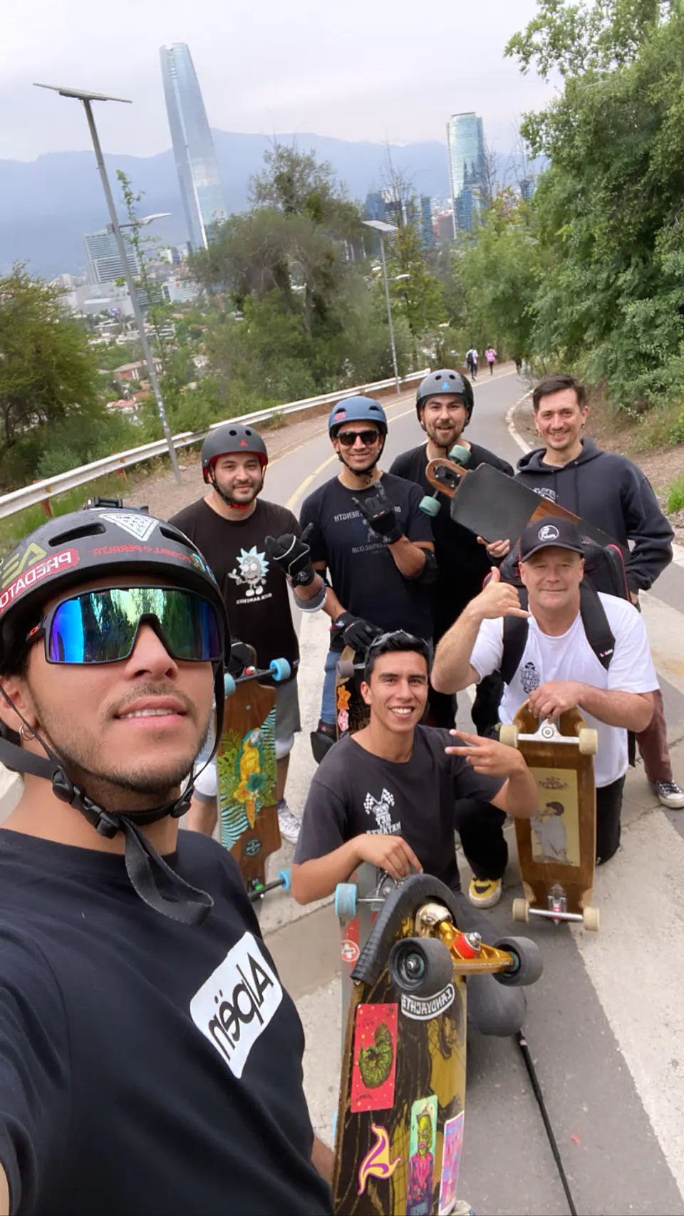 clases longboard grupal 1